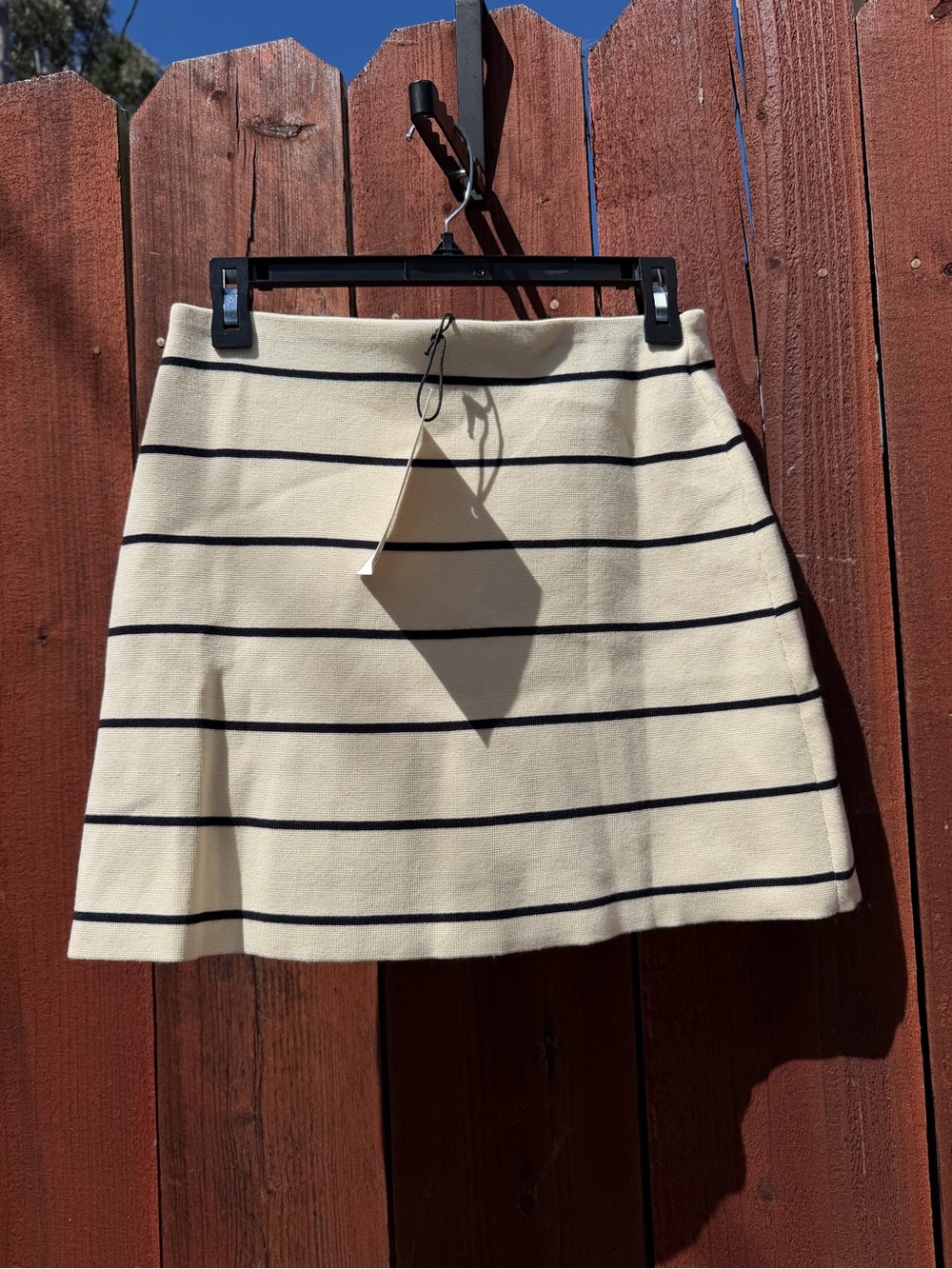 Zara Striped Mini Skirt